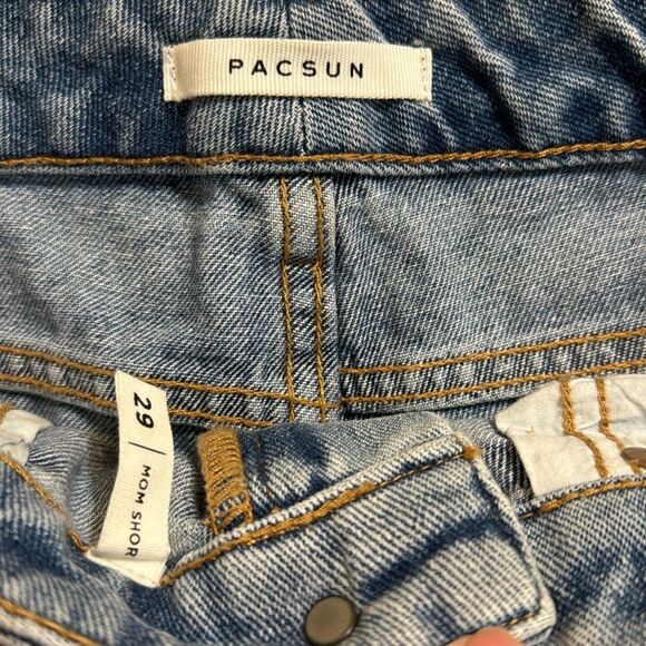 Pacsun ladies distressed short mom denim shorts size 29 - Picture 9 of 9